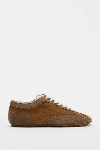 ZARA, Suede Sneakers