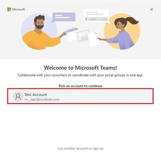 Signin Microsoft Teams