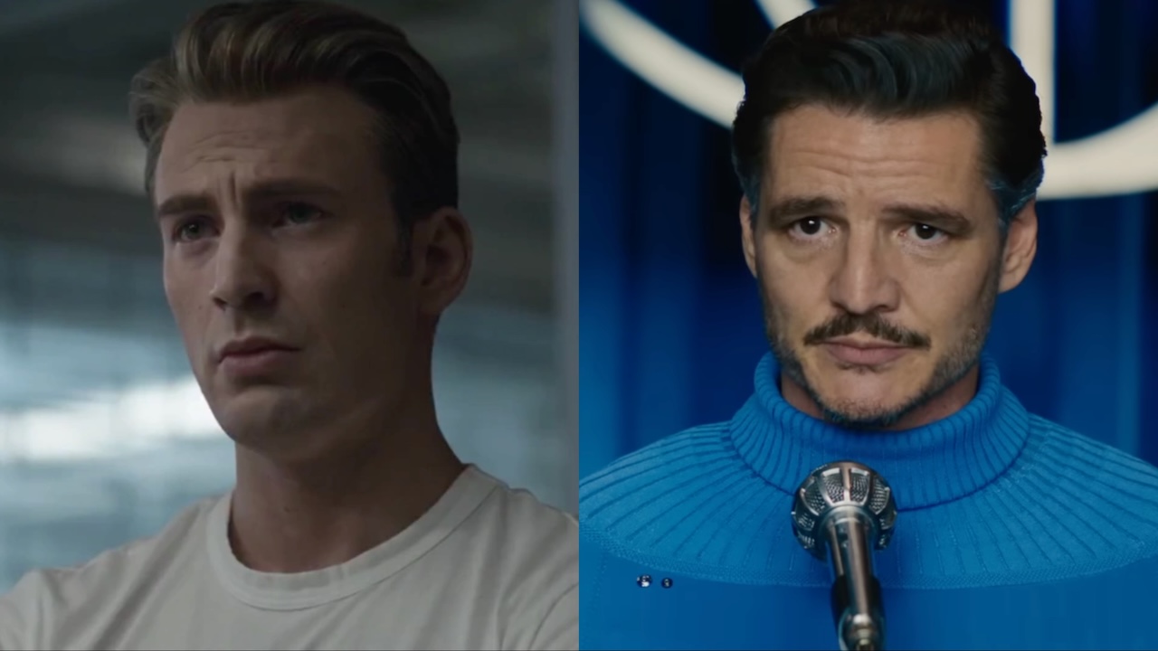 Chris Evans' Steve Rogers in Avengers: Endgame, and Pedro Pascal's Reed Richards in The Fantastic Four: First Steps