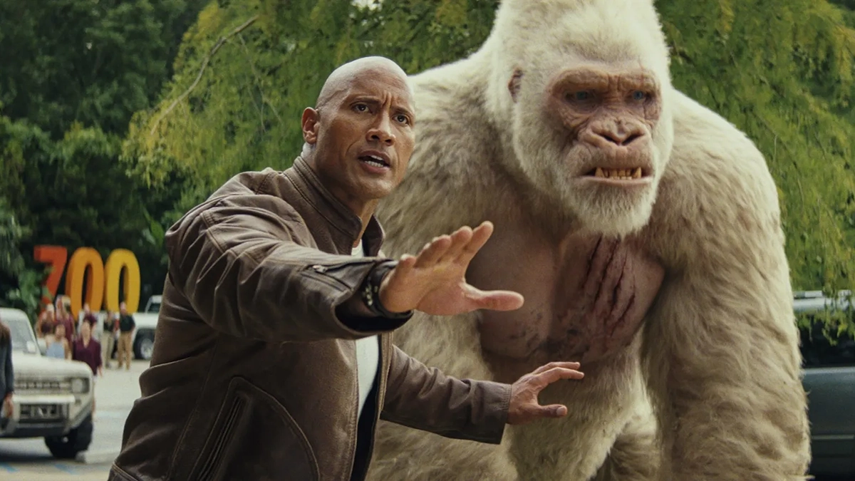 A big gorilla and also a mutated zoo ape in Rampage.