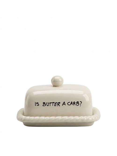 ANNA + NINA Is Butter a Carb Ceramic Butter Dish
