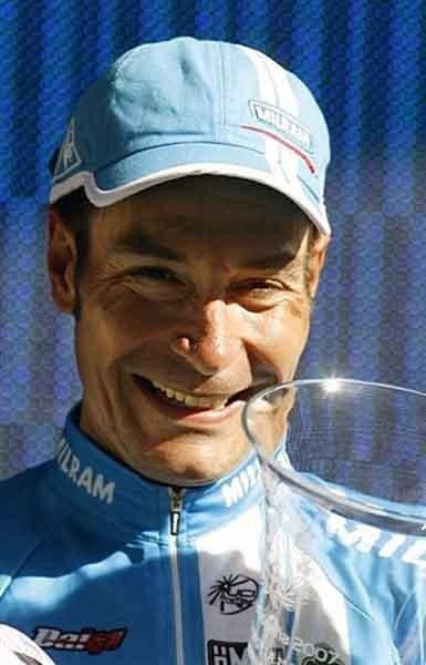 A happy Zabel with the trophy shining in the Spanish afternoon sun.