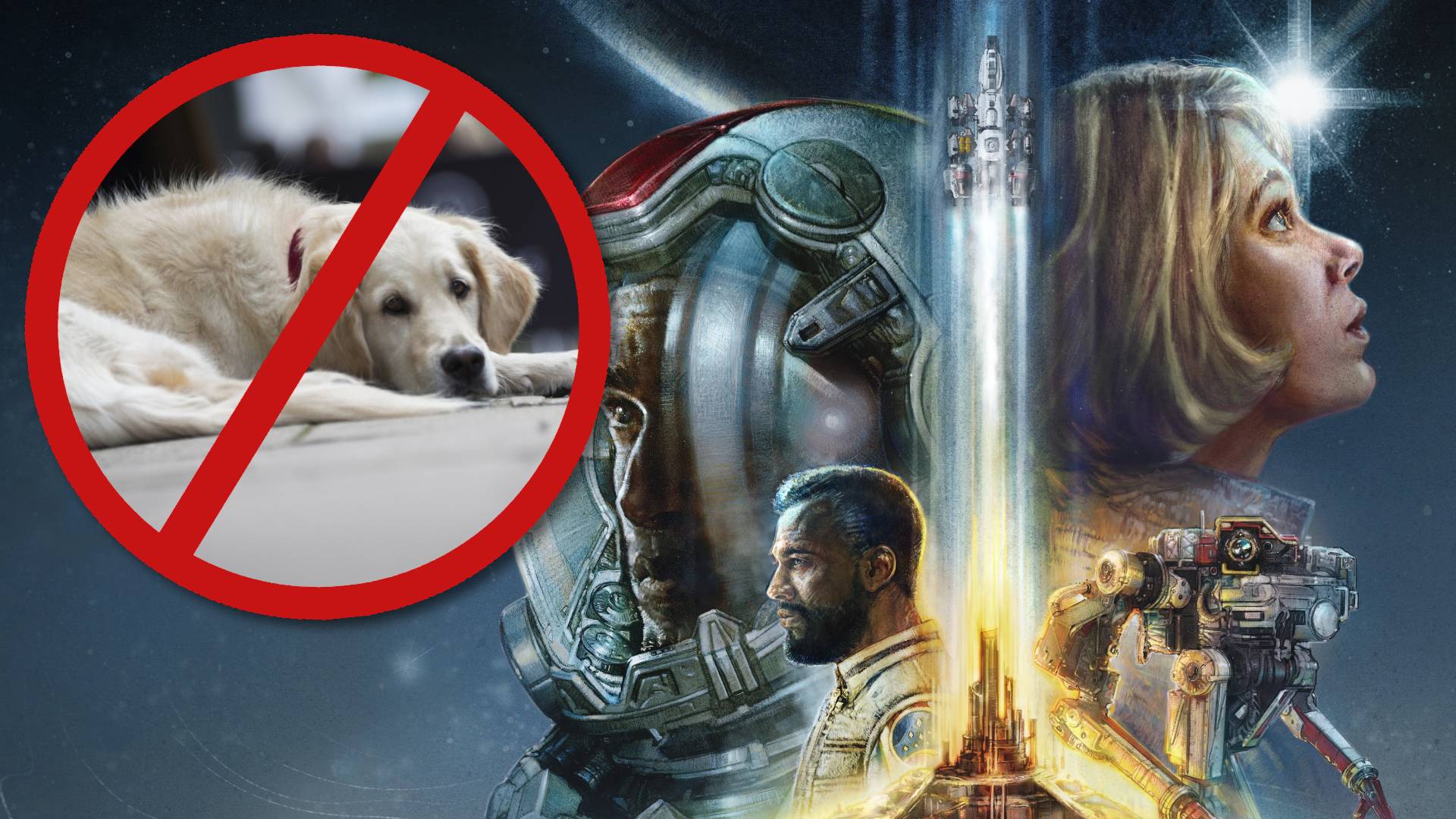 Item description reveals Starfield as a dark future without Labrador retrievers