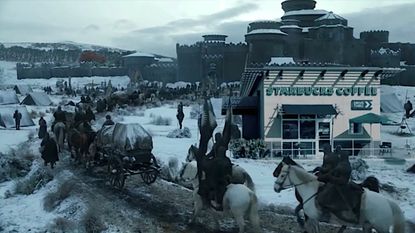 The Late Show imagines the Winterfell Starbucks
