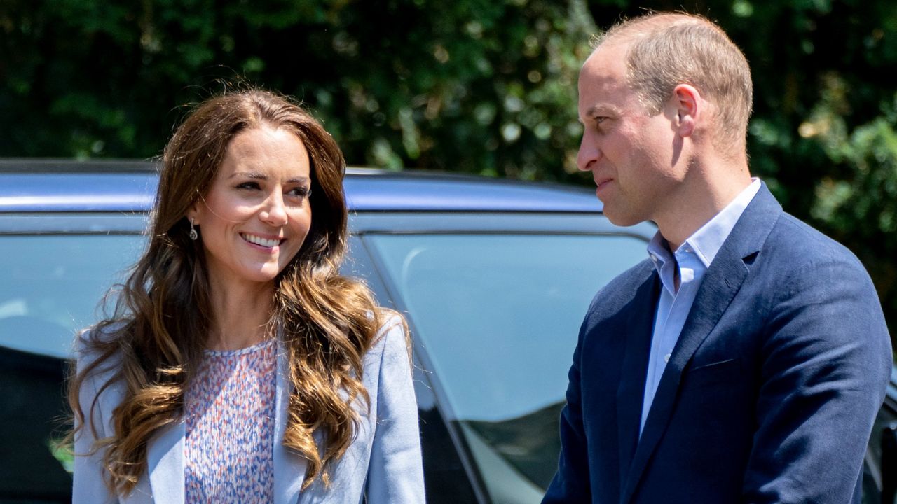 Kate Middleton and Prince William&#039;s first joint portrait revealed, seen here visiting East Anglia&#039;s Children&#039;s Hospices