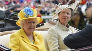 Queen Elizabeth II and Princess Anne, Princess Royal arrive on day 1 of Royal Ascot