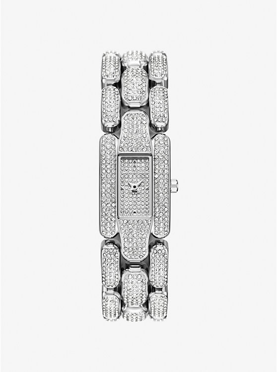 Mini Hally Pav&amp;eacute; Silver-Tone Watch