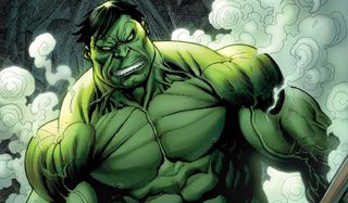 Hulk looking angry Marvel Comics