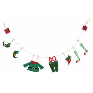 Debenhams Elf Laundry Garland