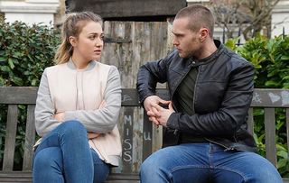 EastEnders Louise Mitchell and Keanu Taylor