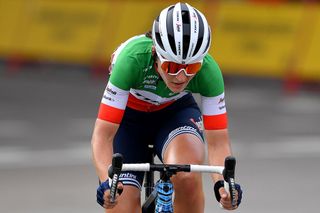 MADRID SPAIN NOVEMBER 08 Elisa Longo Borghini of Italy and Trek Segafredo during the 6th Ceratizit Challenge by La Vuelta 2020 Stage 3 a 1005km stage from Madrid to Madrid lavuelta CERATIZITChallenge20 La Vuelta on November 08 2020 in Madrid Spain Photo by Justin SetterfieldGetty Images