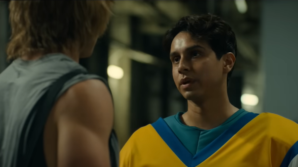 Frankie Rodriguez as Danny in a still from the trailer for Chad Powers