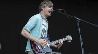 Stephen Malkmus performs on stage during Primavera Sound at Parc del Forum on May 30, 2019 in Barcelona, Spain