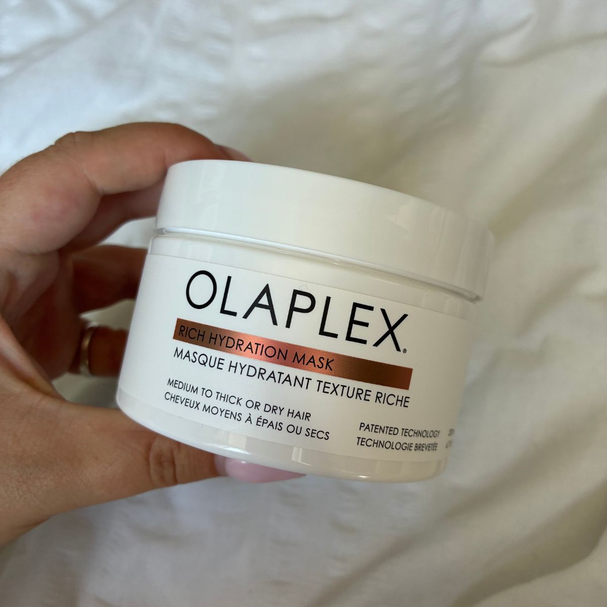 best hair repair mask from Olaplex, tested by Marie Claire UK