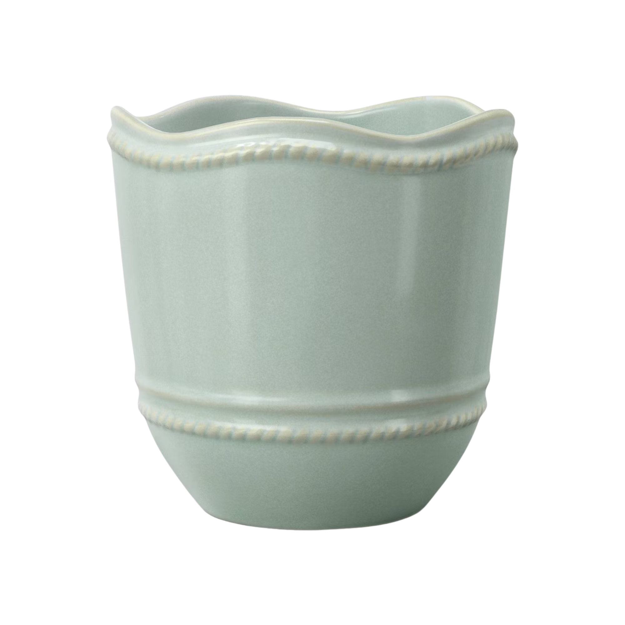 a green planter