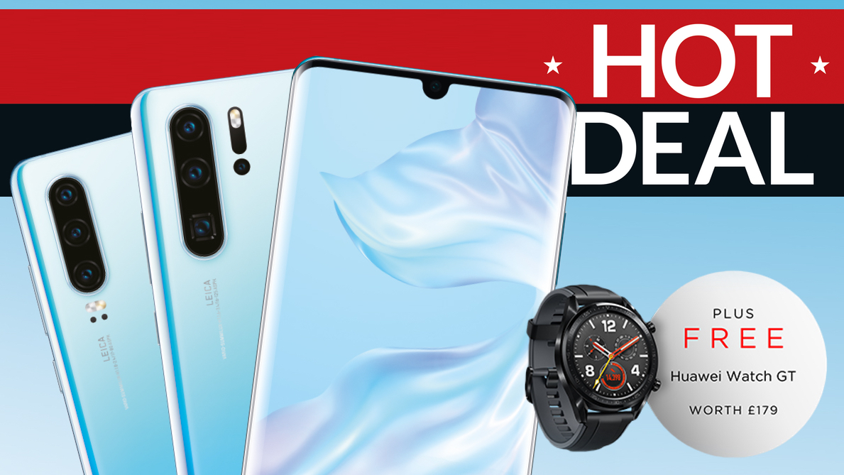 Stunning Huawei P30 and Pro deals a FREE Huawei Watch |