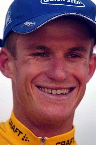 Mick Rogers (Quick.Step) grins as the new leader