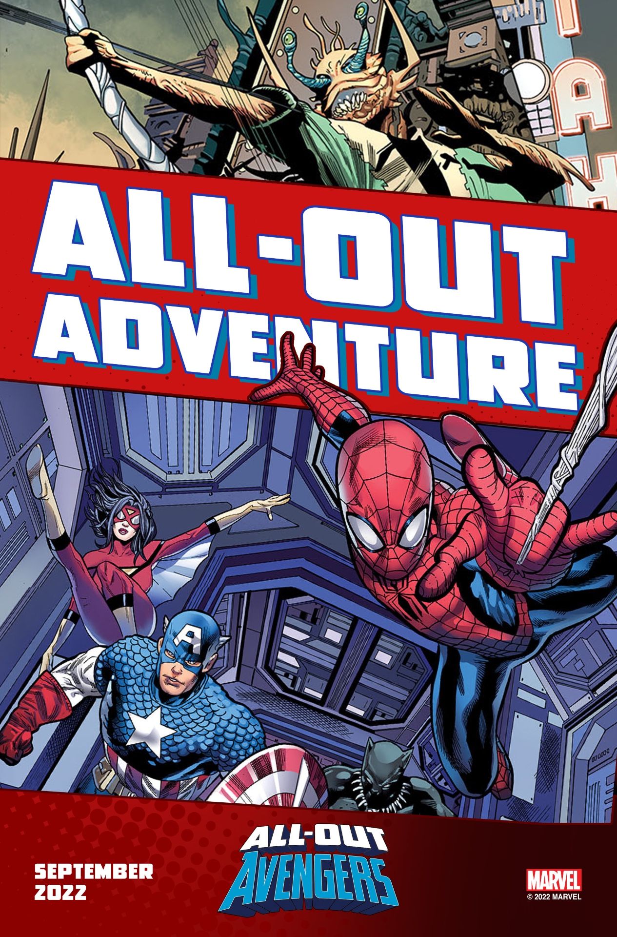 All-Out Avengers promo art