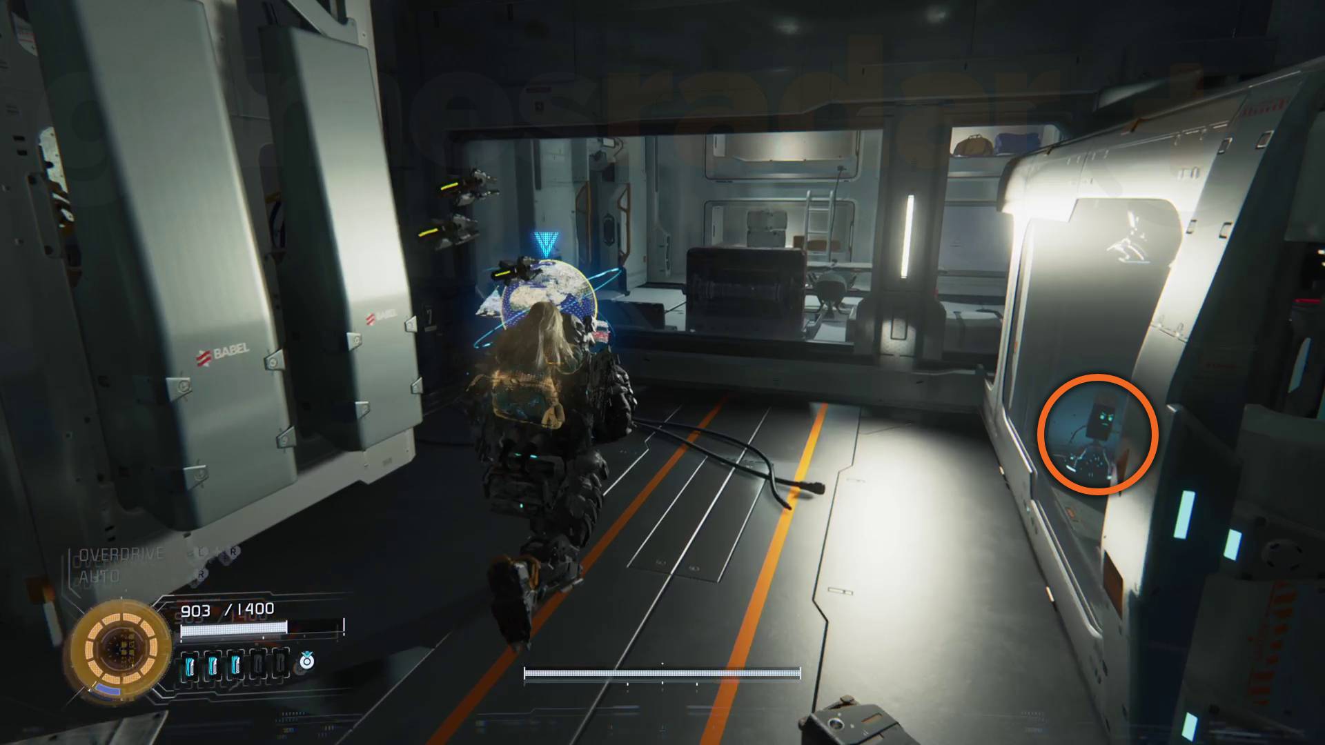 Pragmata Mini Cabin in Terra Dome Soil Research container