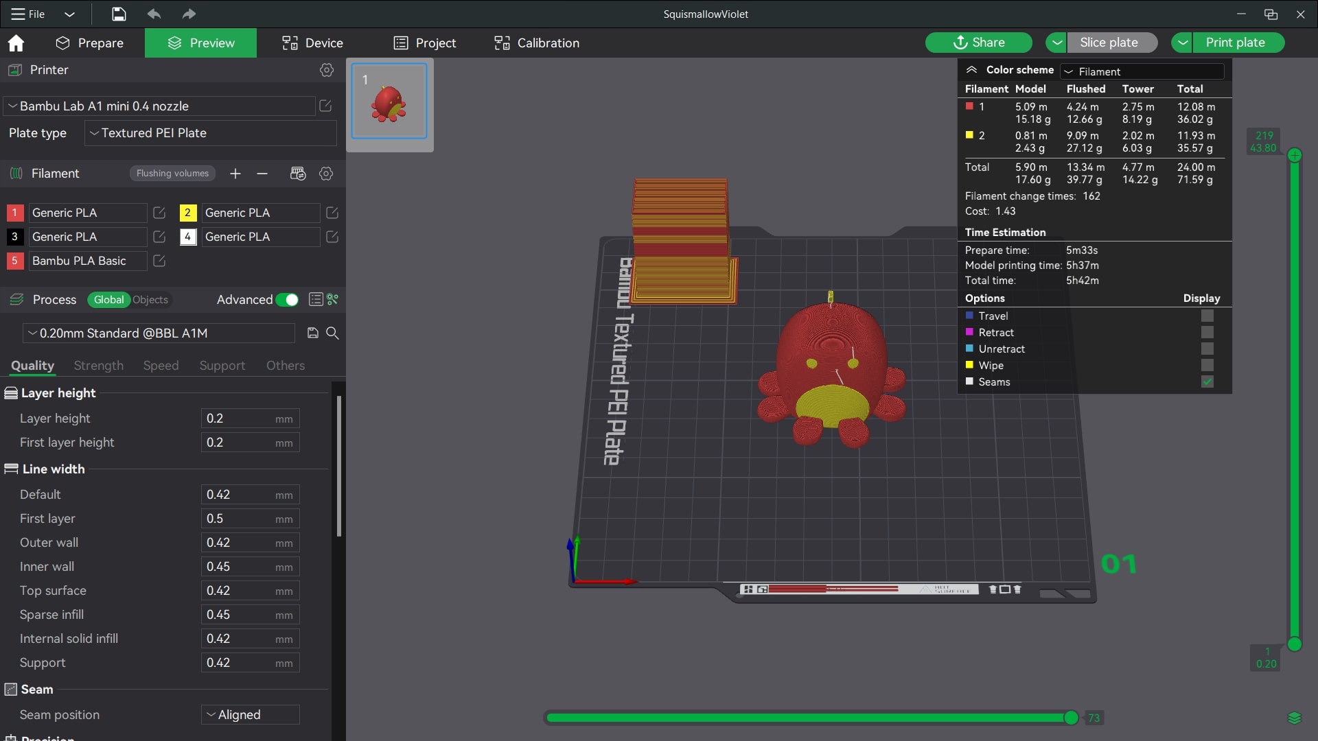 Bambu Studio software screenshots