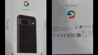 Google Pixel 8a box leak (front and back)