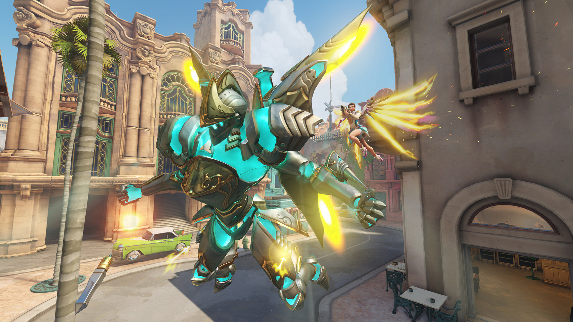 Overwatch's Pharah Attacked by Angels