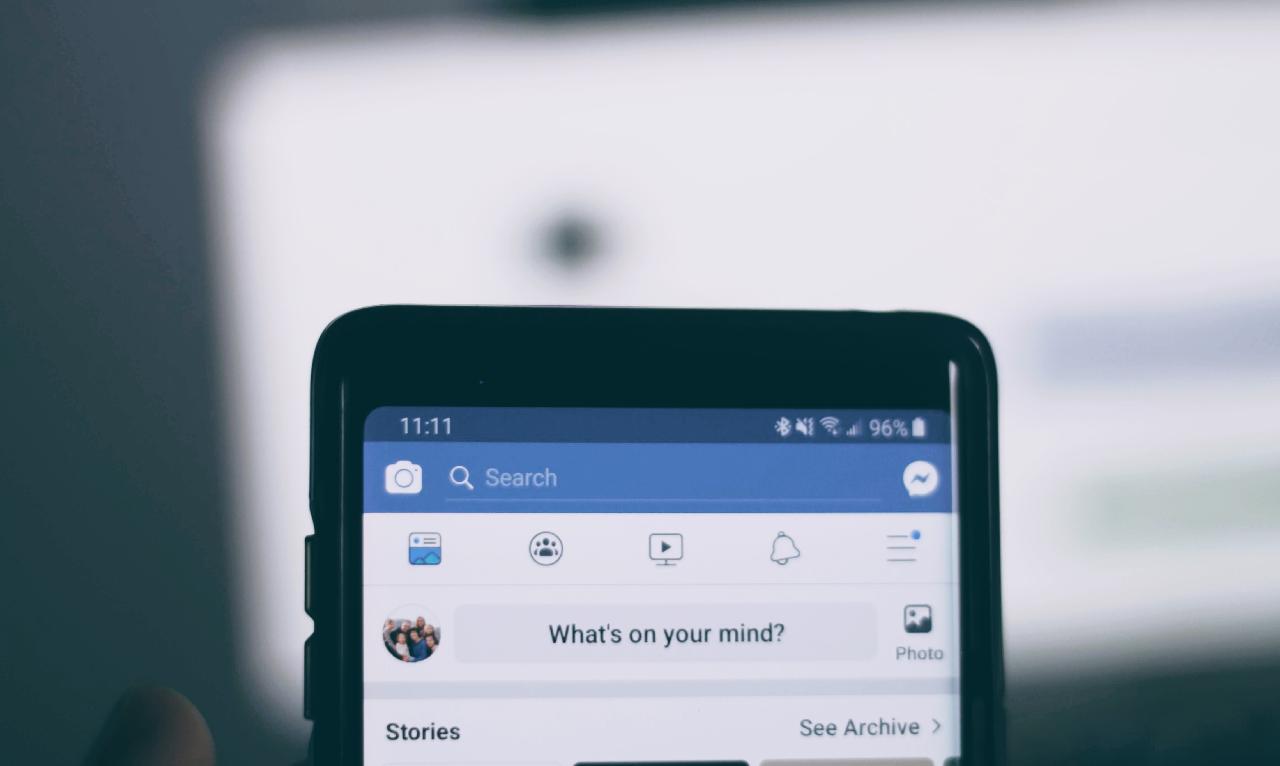 Facebook på mobil