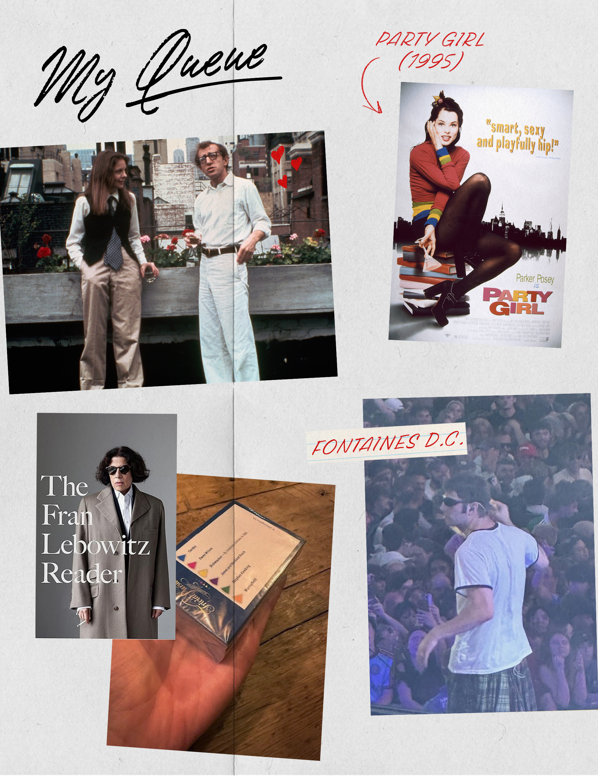 collage of images featuring Alexa Chung&#039;s style, work, taste, and takes