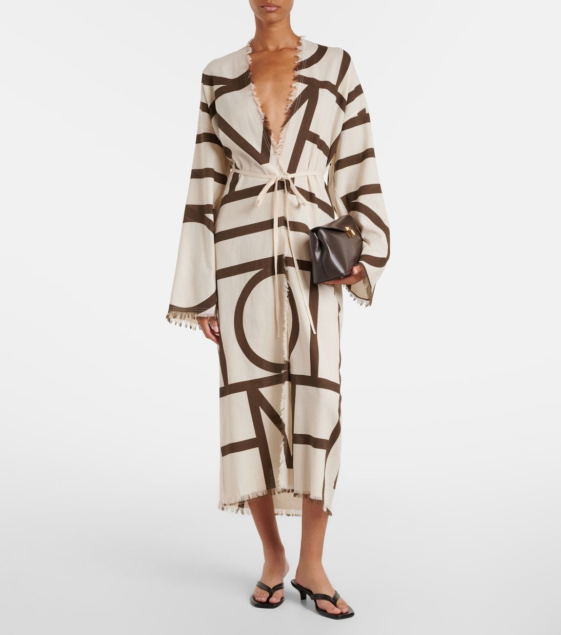 Monogram Cotton Beach Cover-Up