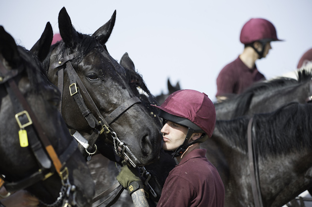 The trip out of London gives the chance for troopers to bond with their mounts in a different environment