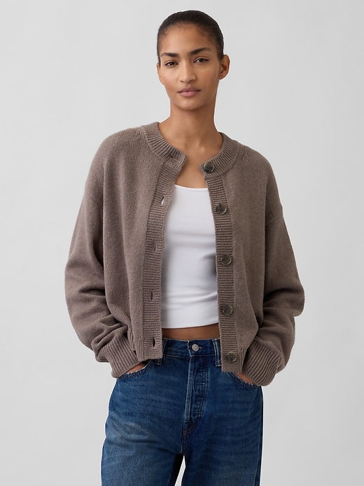 Cashsoft Oversized Chunky Cardigan