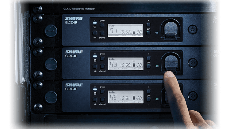 Shure Shipping GLX-D Advanced Digital Wireless Suite