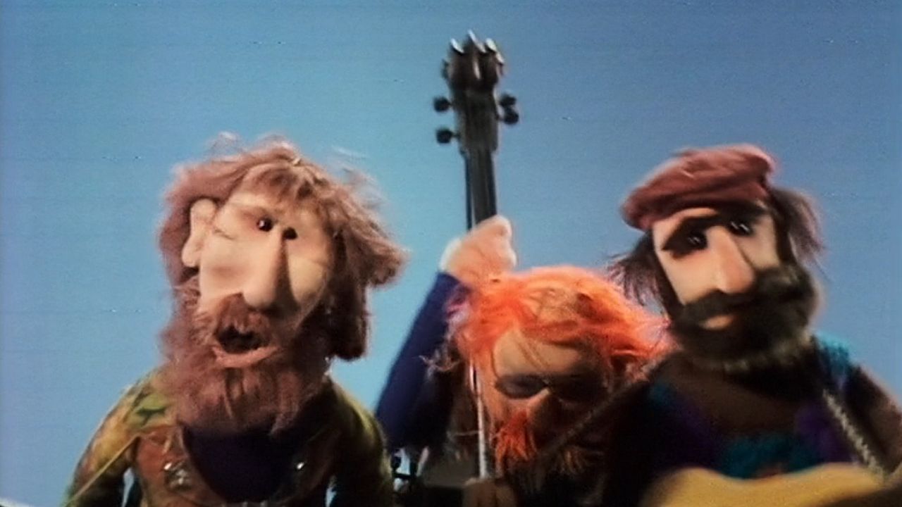 The Country trio performing on The Muppet Show