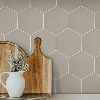 Peel and stick splashback tiles