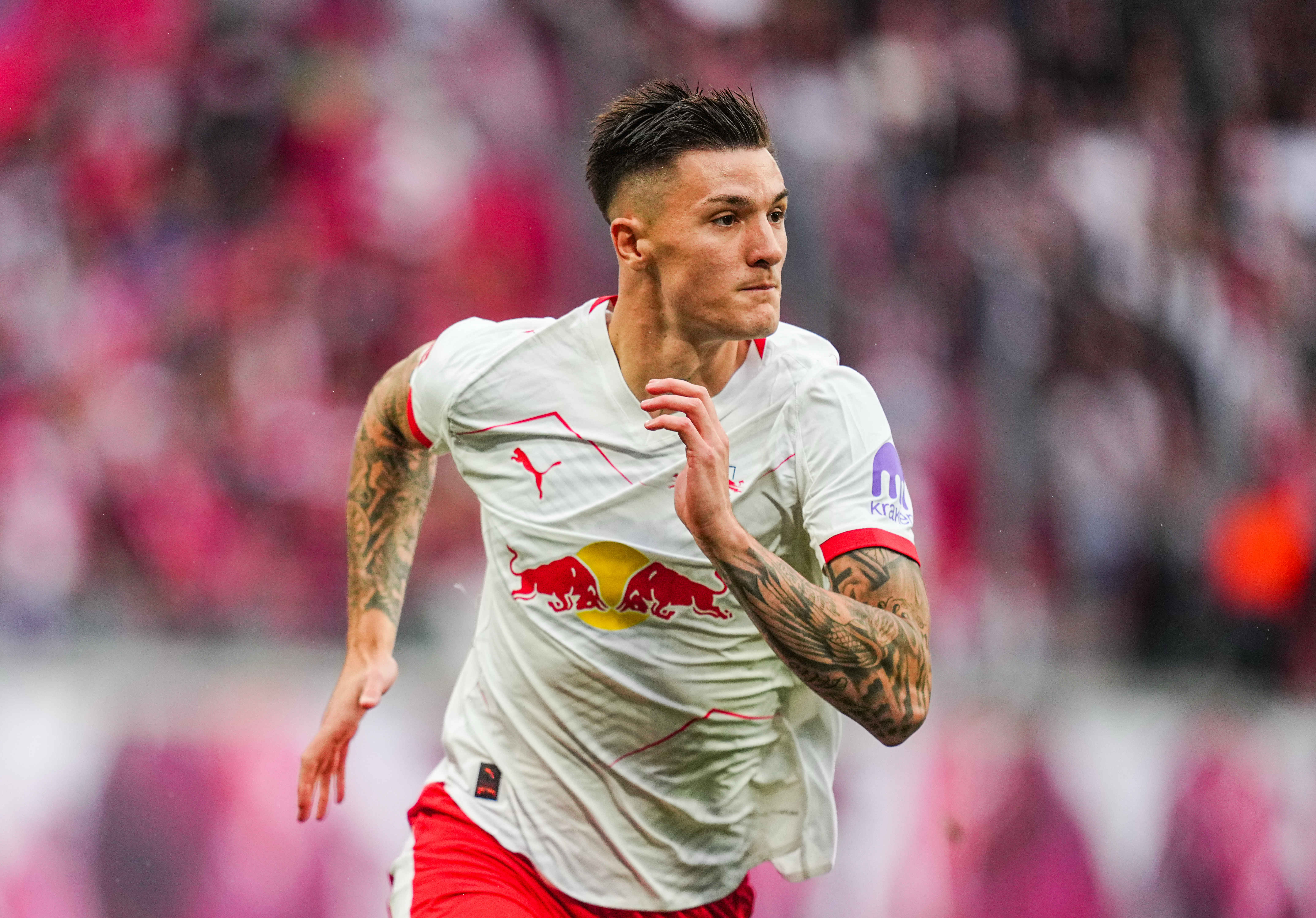 Benjamin Sesko has been heavily linked with a move to Tottenham Hotspur&#039;s rivals Arsenal