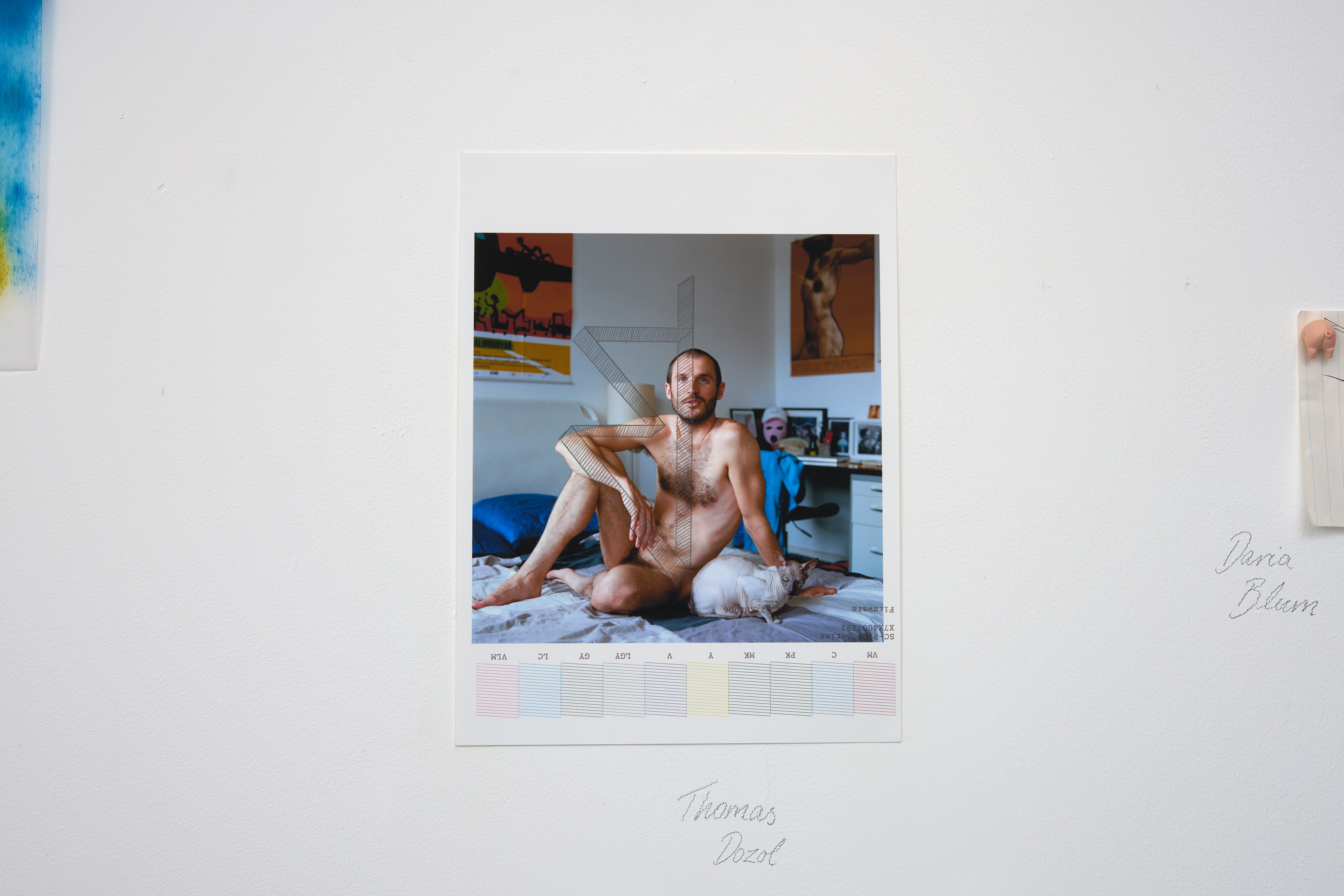 work imagery on wall