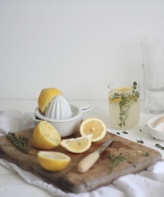 Lemons used to make lemon juice