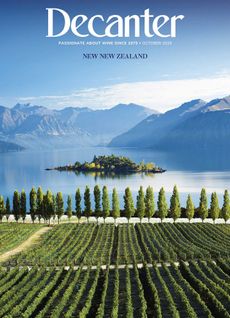 Decanter magazine October 2025 cover