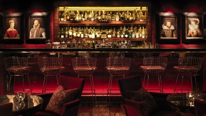 Amaranto Bar’s negroni trolley at Four Seasons Hotel London at Park Lane