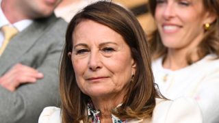 Carole Middleton attends day four of the Wimbledon Tennis Championships 2024