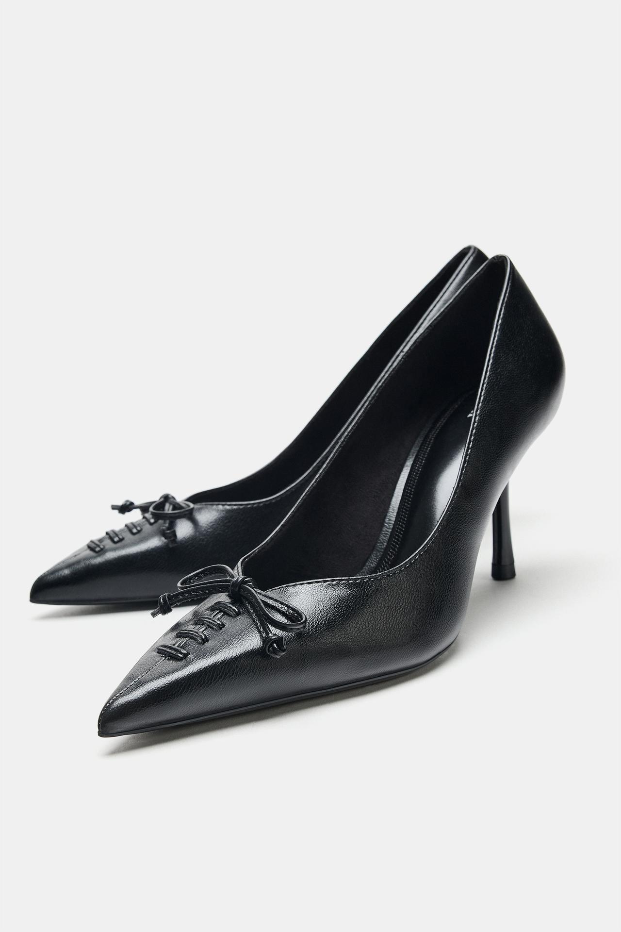 ZARA Bow-Detail Heels