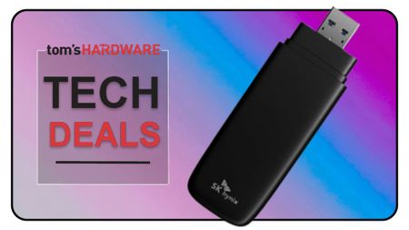 Tech Deals cover featuring an SK hynix Tube T31 flash drive. 