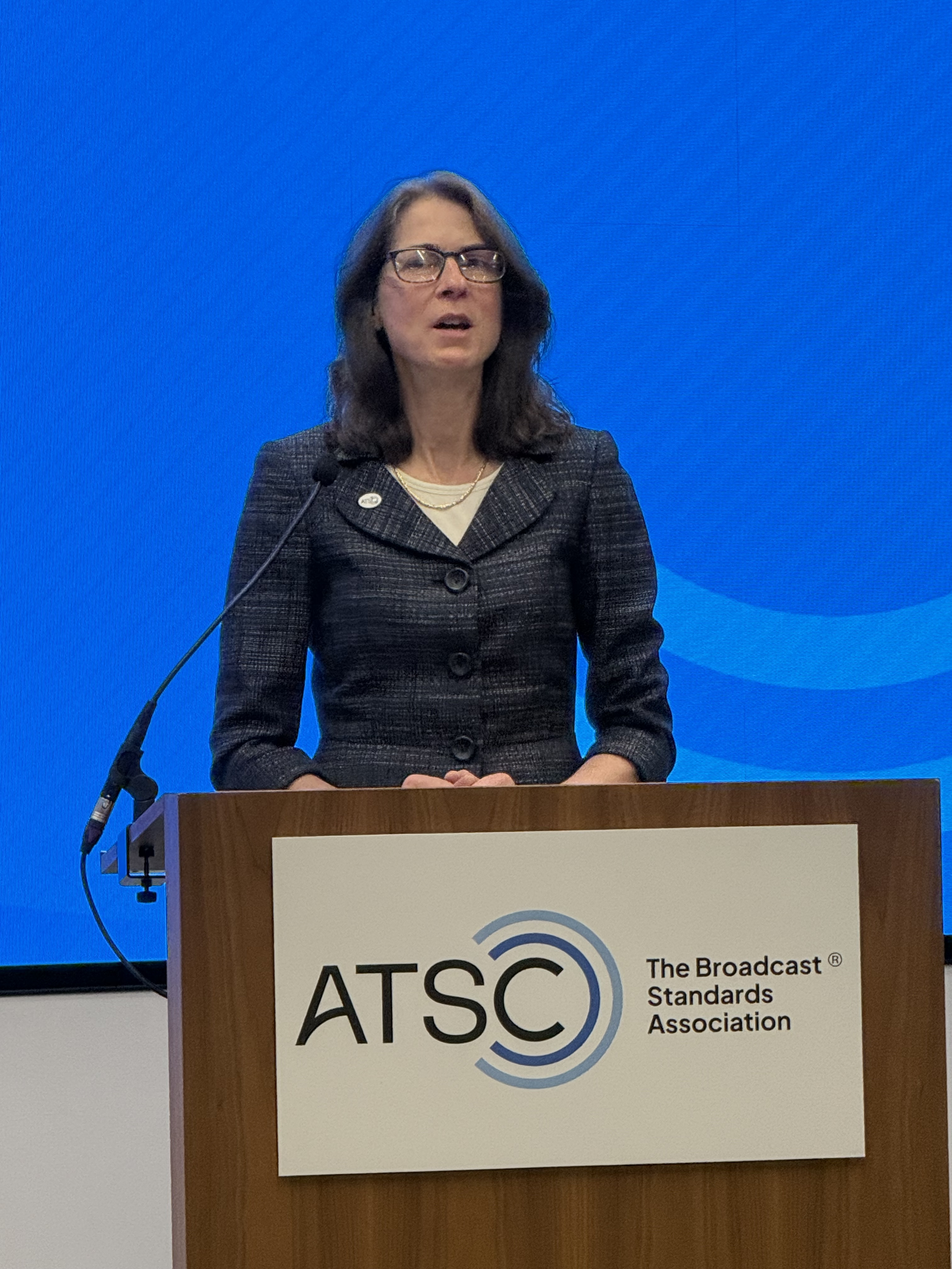 ATSC President Madeleine Noland at the group's annual meeting.