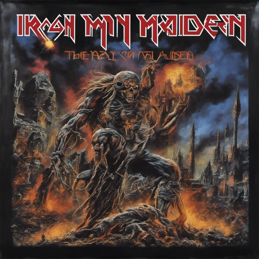AI generated Eddie on an Iron Maiden cover