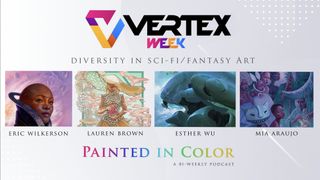 Vertex Week 2022: a title card for the Painted in Color podcast 