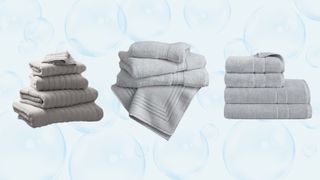 Cheap Thin White Hand Towels Budget Quality 100% Cotton 320 gsm Pack Set of  12