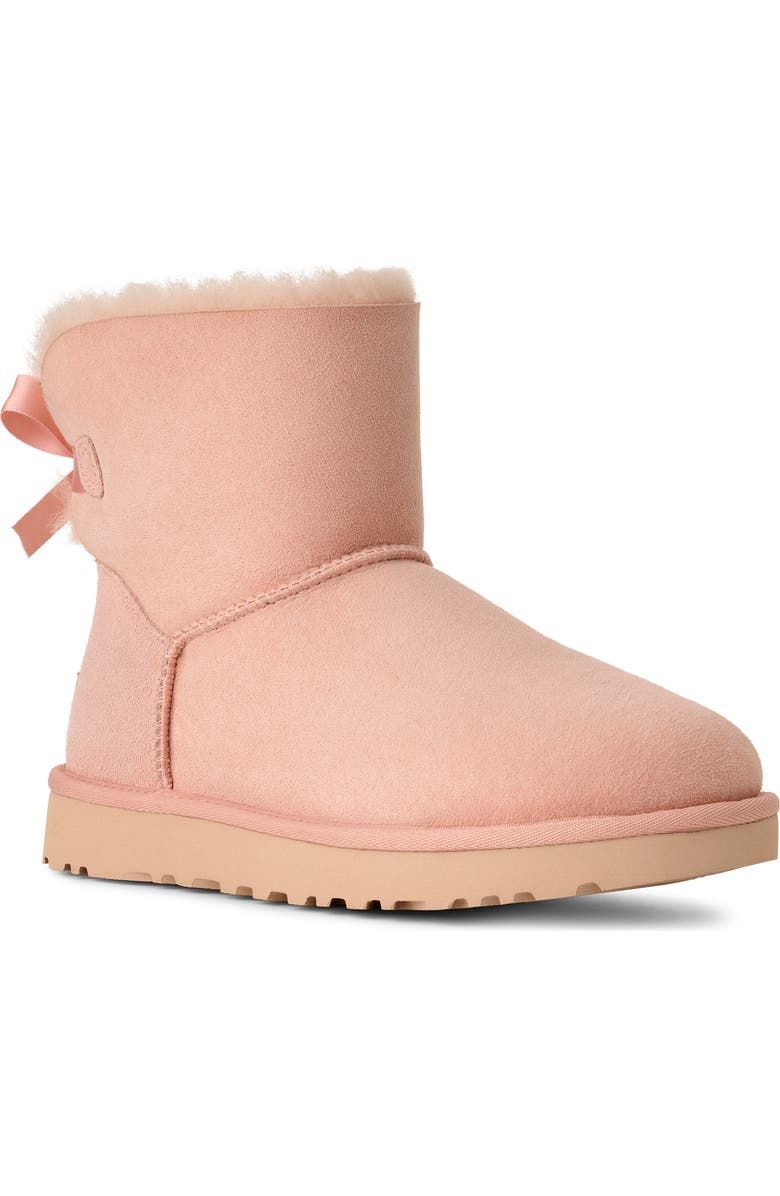Mini Bailey Bow Ii Genuine Shearling Bootie