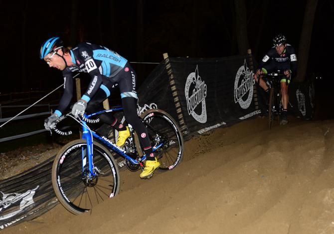 Jamey Driscoll (Rapha Focus) had quite a battle going with Jeremy Durrin