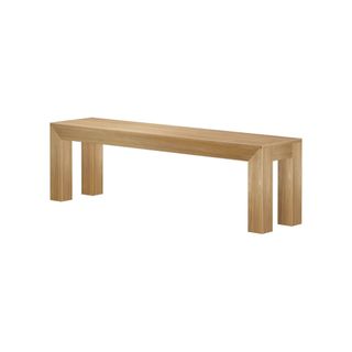 Modern Outdoor Solid Wood Bench