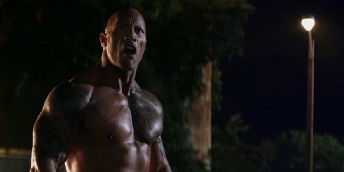 Dwayne Johnson in Hobbs and Shaw